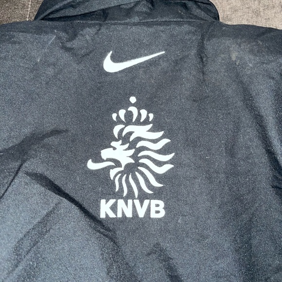 Nike Nederland KNVB National Soccer Team Y2K Player Parka Stadium Jacket Large - Picture 7 of 8